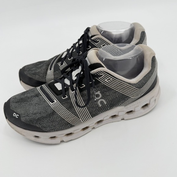 On Cloud Running Shoes Mens 9.5 Black Glacier Cloudgo Sneakers - Picture 4 of 9